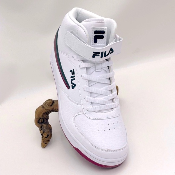 Men’s Fila A High White | Green | Red Sneakers NWT main image 4